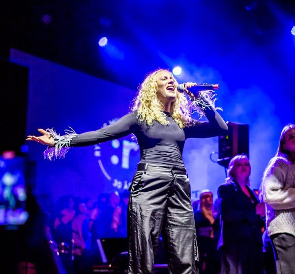 Wiktoria på konserten
