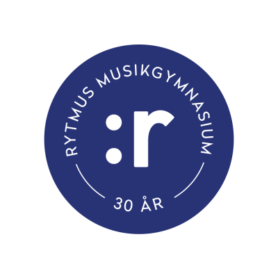 Rytmus 30 år logga.