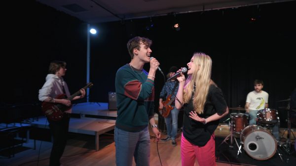 Elever på Rytmus musikgymnasium Göteborg.